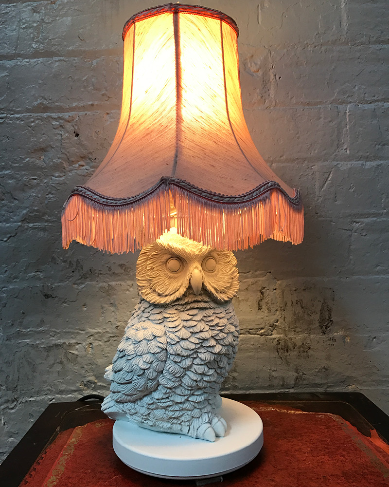 Rob Fawcett Owl Lamp