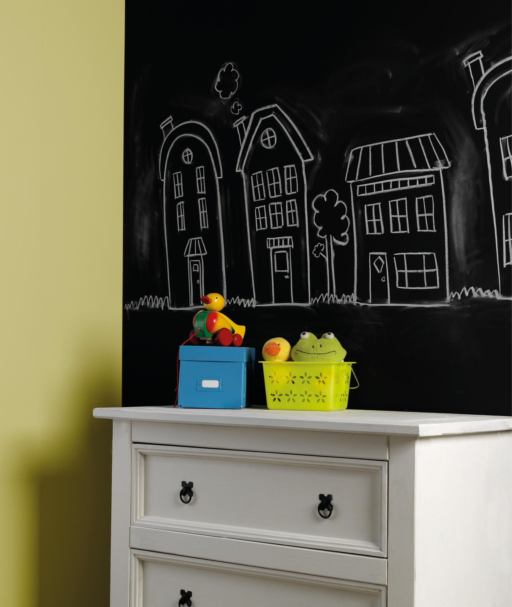 Chalkboard Paint Wall Rustoleum Spray Paint