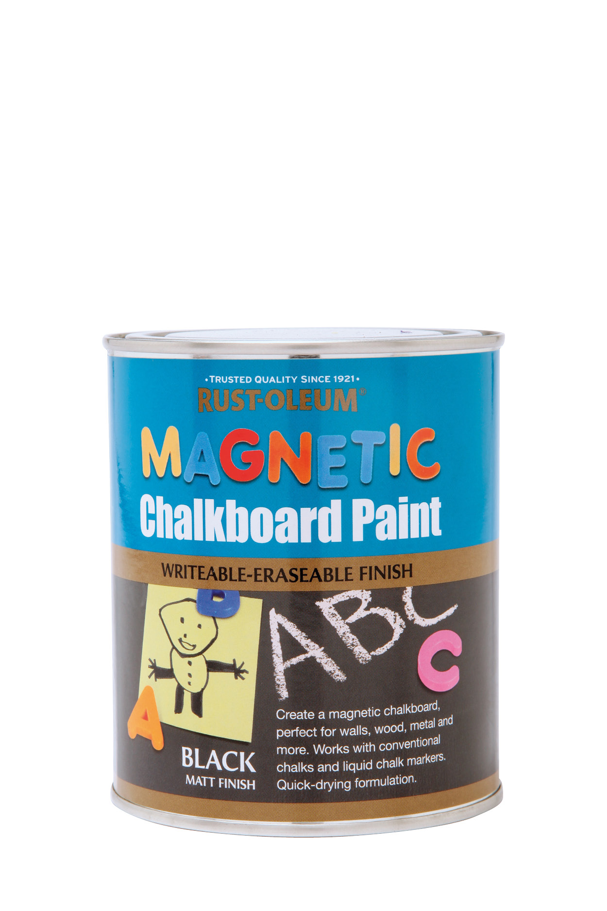 Magnetic Chalkboard Paint (Brush) » Rustoleum Spray Paint »  
