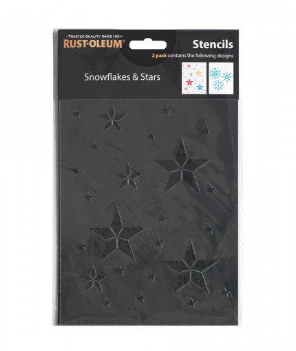 Stencils - Snowflakes & Stars Stencil