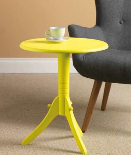 Neon (Brush) - Neon Yellow Table