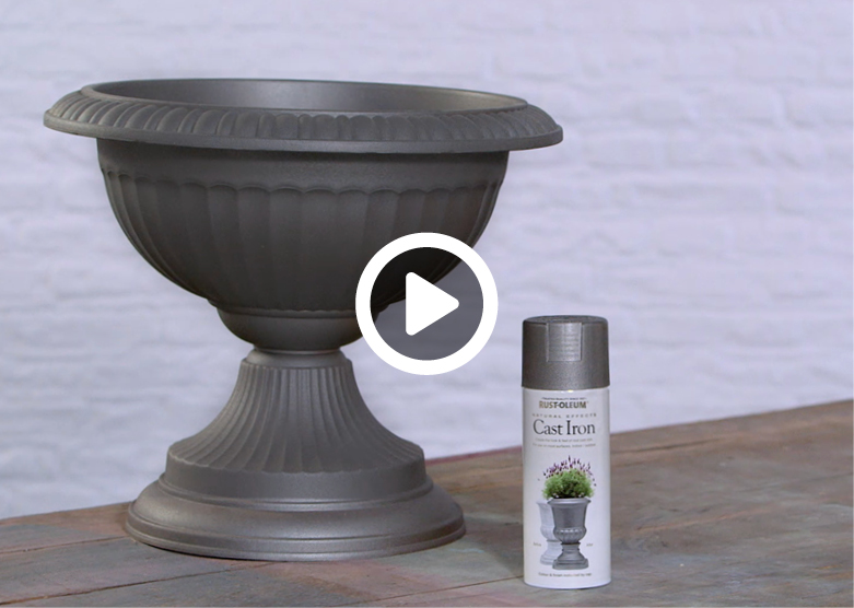 How To Spray Paint A Plastic Planter Rustoleum Spray Paint   How To Spray Paint A Plastic Planter 