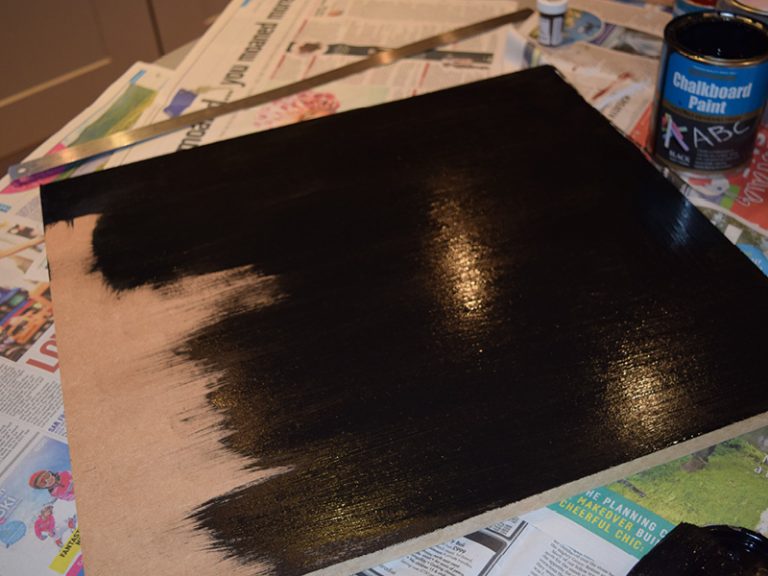 How to Create a Chalkboard Planner Rustoleum Spray Paint