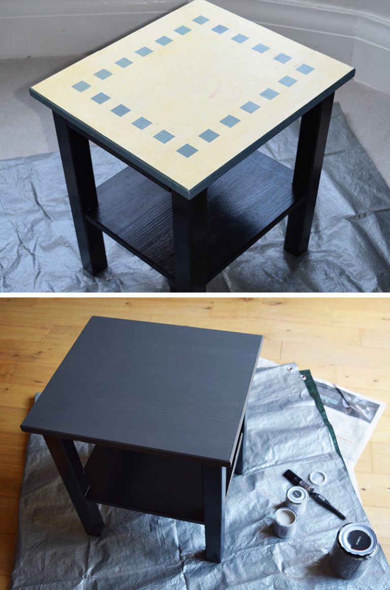 How to make a Faux Marble Table