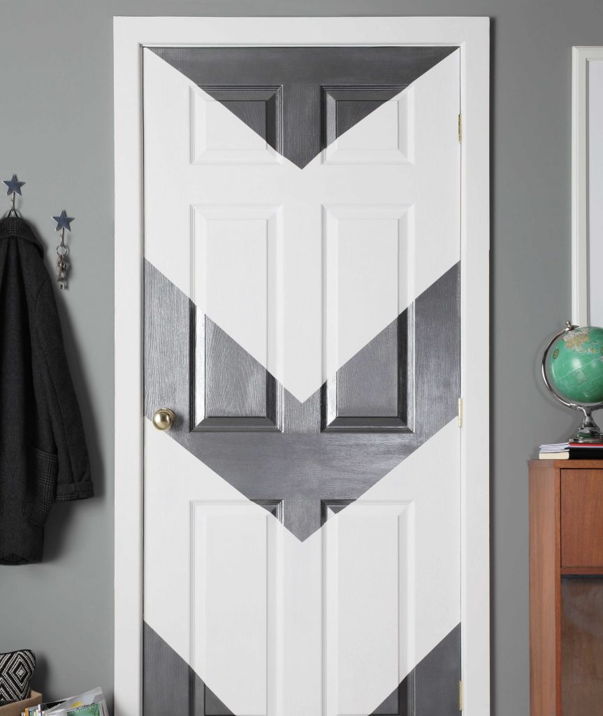 MetallicGunMetalDoor Rustoleum Spray Paint