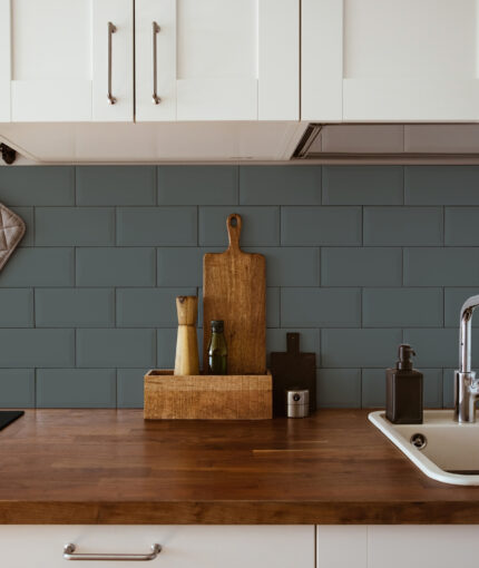 Kitchen Tile Paint - Graphite Lifestyle