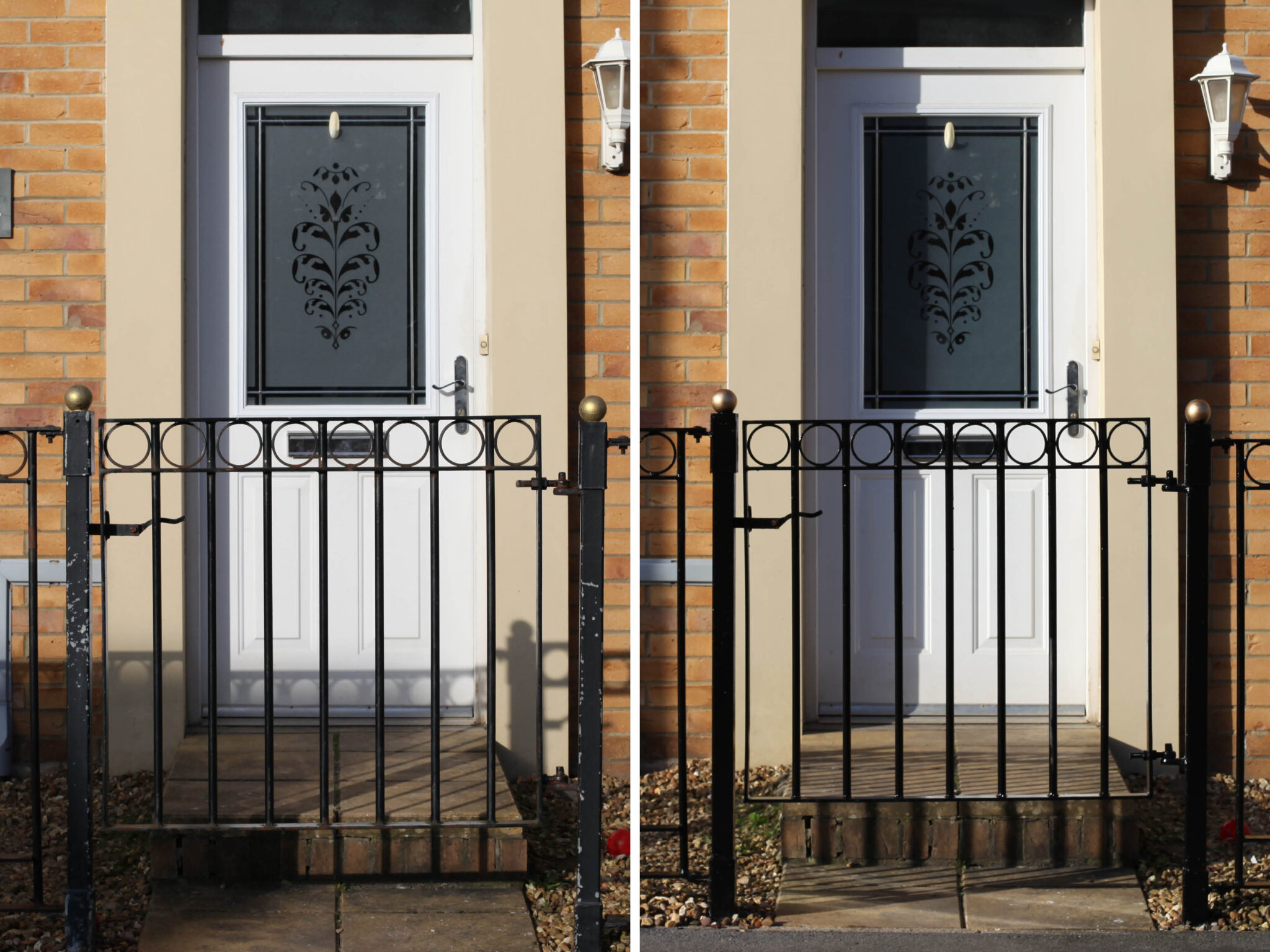 How to paint metal railings - Rustoleum Spray Paint