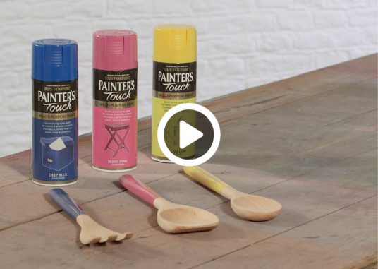 how-to-spray-paint-utensils